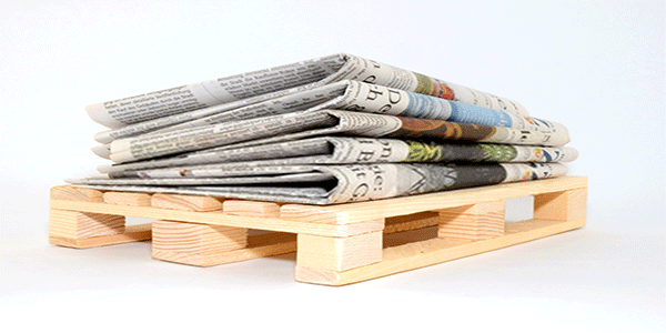 newspaper wrapping